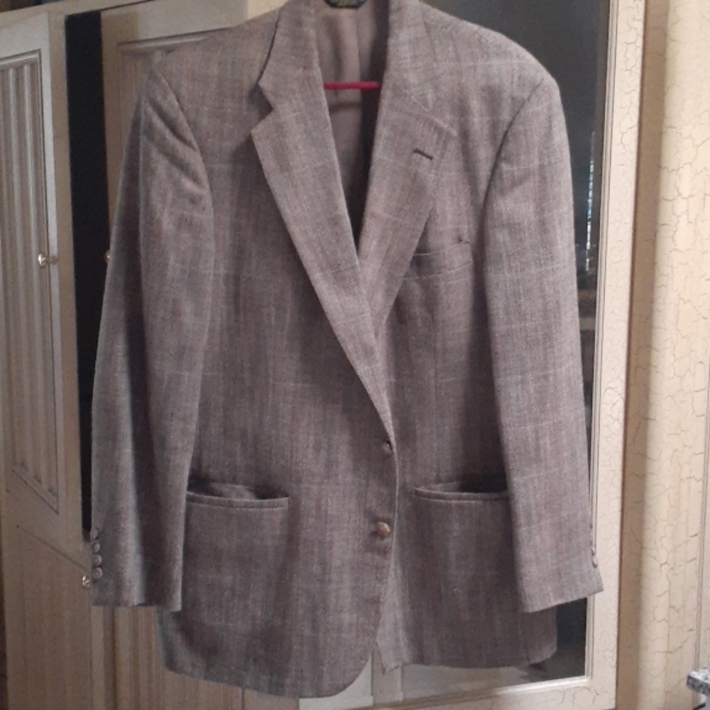 SALE Tweed beige sport coat